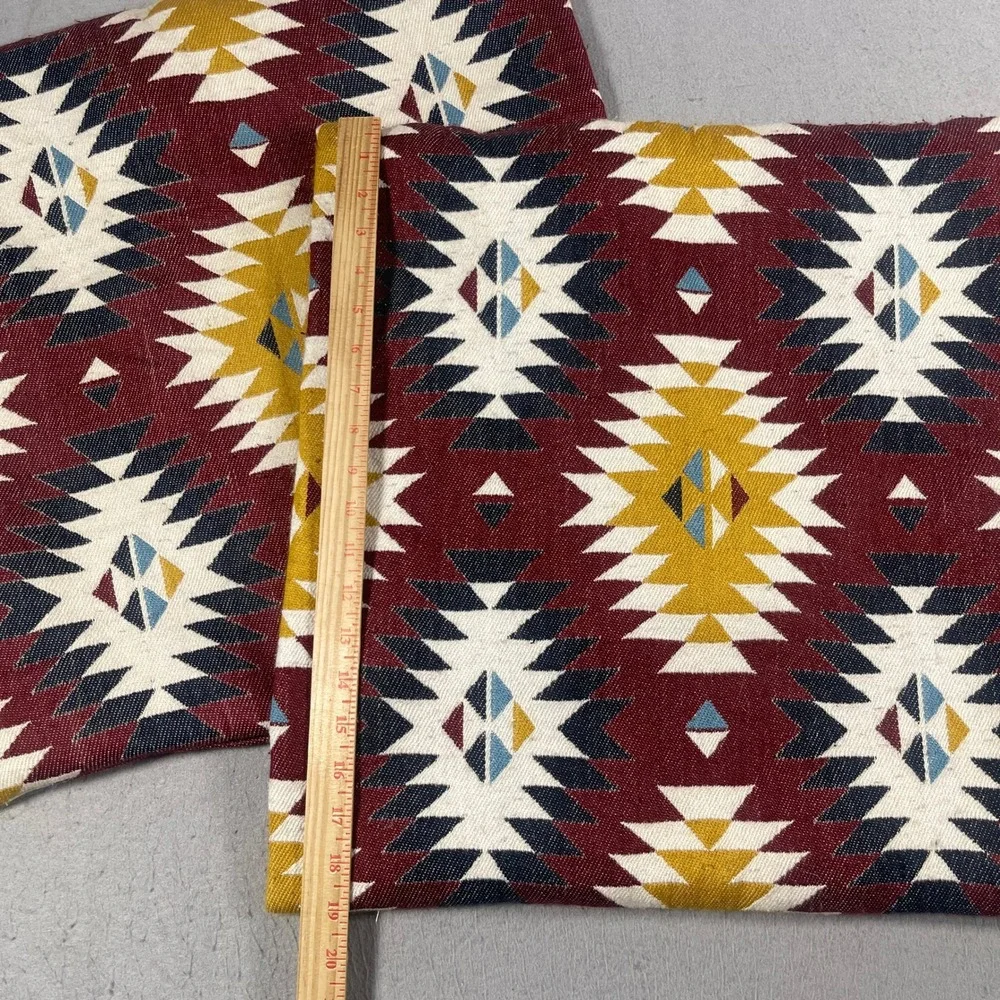 IKEA FRANSINE‎ 20x20 Decorative Pillow Covers Pair Southwestern Geometric Aztec